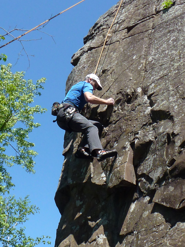 Mike farris on The Old Man (5.8-), Taylors Falls